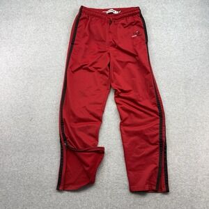 Vintage Paco Sport Athletic Track Pants Red Ankle Zip Baggy Y2K Skater Men's M